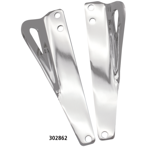 TIE-DOWN BRACKETS FOR TOURING & SOFTAIL GZP chr tie-down bracket kit FLH/T95-13