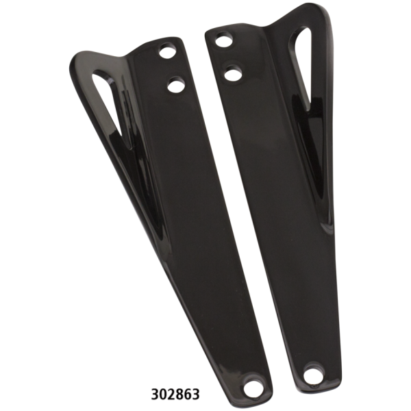 TIE-DOWN BRACKETS FOR TOURING & SOFTAIL GZP blk tie-down bracket kit FLH/T95-13