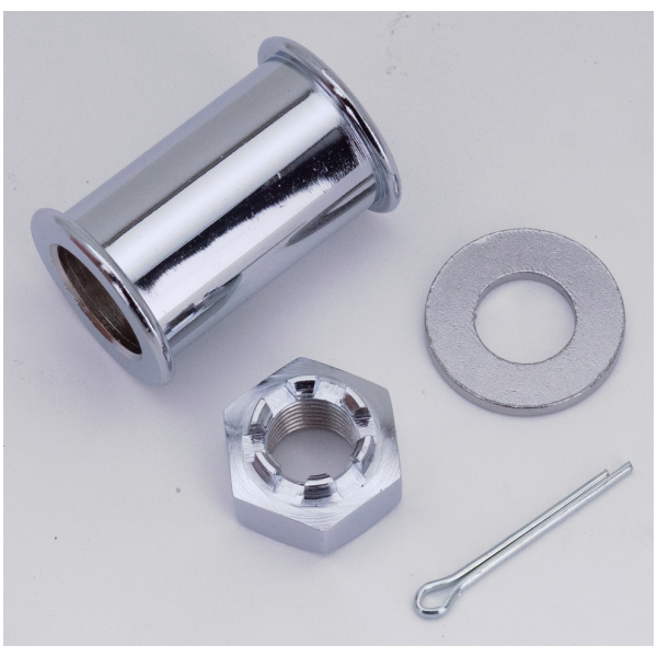CHROME PLATED FRONT AND REAR AXLES GZP chrome front axle hardware BT36-48