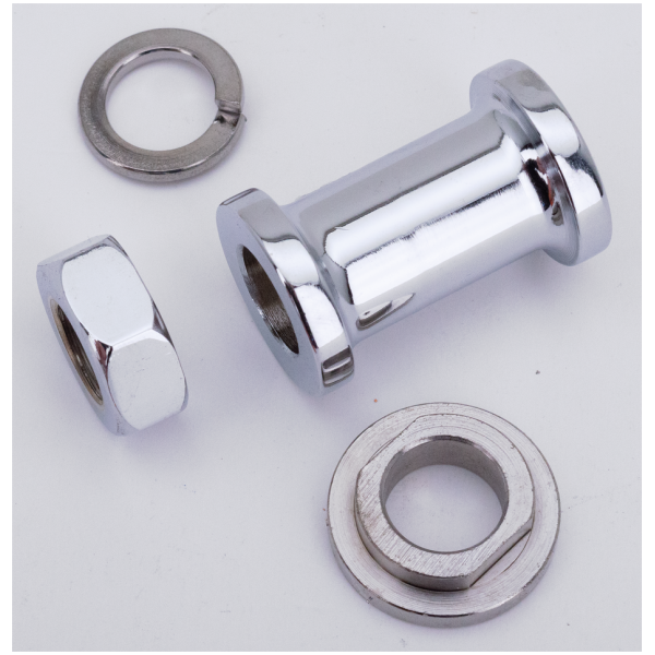 CHROME PLATED FRONT AND REAR AXLES GZP Rear axle hardware XL52-78