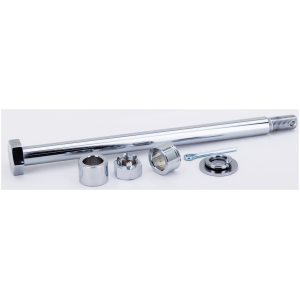 CHROME PLATED FRONT AND REAR AXLES GZP Axle assy rear XL79-03