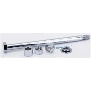 CHROME PLATED FRONT AND REAR AXLES GZP Axle assy rear XL79-03