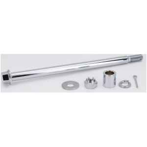 Axle assy rear - 80-99 FL, FLH & FLT/  82-94 FXR / 86-06 FLST