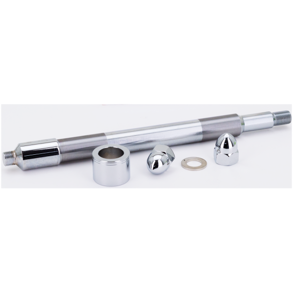 CHROME PLATED FRONT AND REAR AXLES GZP Chrome front axle kit FXSTD07