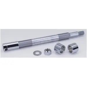 CHROME PLATED FRONT AND REAR AXLES GZP Chr front axle kit FLH/T08-up
