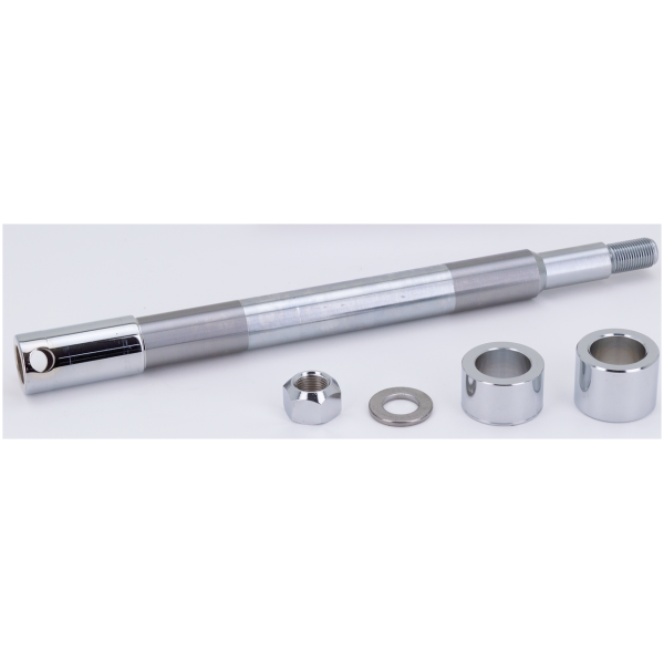 CHROME PLATED FRONT AND REAR AXLES GZP Chr FR axle kit FXST07-10 FXS11-13