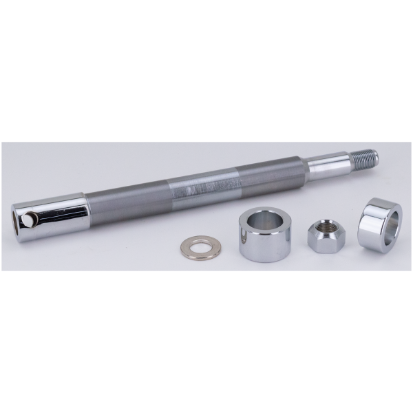 CHROME PLATED FRONT AND REAR AXLES GZP Chr FR axle kit XL883L XL1200X11-UP
