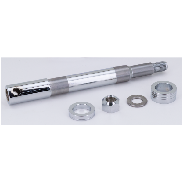 CHROME PLATED FRONT AND REAR AXLES GZP Chr FR axle kit XL883N XL1200V11-13