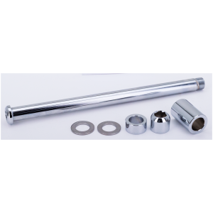 CHROME PLATED FRONT AND REAR AXLES GZP Chr RR axle kit FXSB13-up FXCW08-11