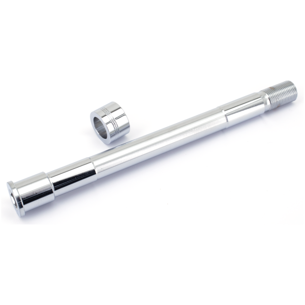 CHROME PLATED FRONT AND REAR AXLES GZP chr front axle kit ST18-up 11.15" fr