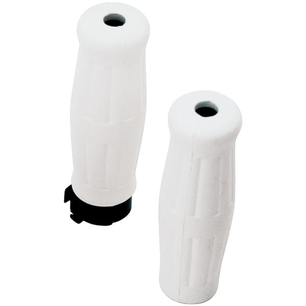 VINTAGE STYLE SOFT GRIPS GZP White Vintage soft grips