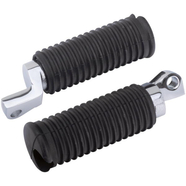 DROP STYLE MALE MOUNT FOOTPEGS GZP Chr steel drop style rider foot pegs