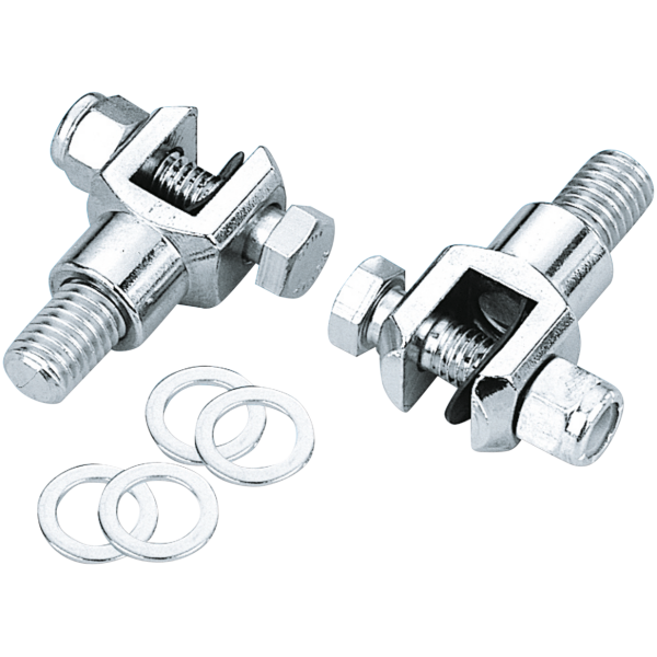PASSENGER PEG SET FOR SOFTAIL GZP Chrome footpeg supports F*ST84-99