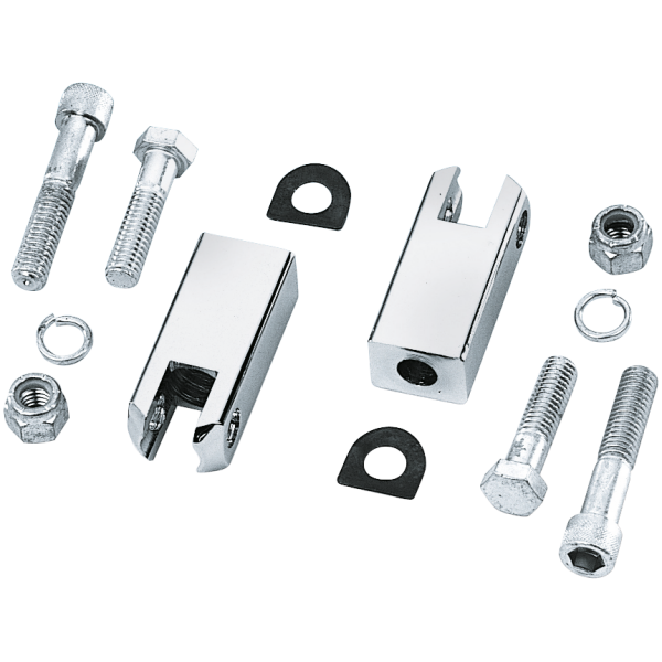 PASSENGER PEG MOUNTS GZP Pass. peg mounts chrome pair XL86-03