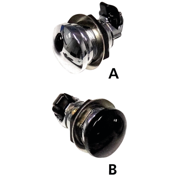 FUEL DOOR RELEASE KITS GZP Chr fuel door push button releasekit