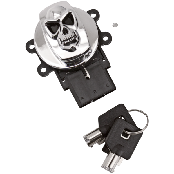 ZODIAC SKULL IGNITION SWITCHES GZP Chr skull ignition switch F*ST96-10