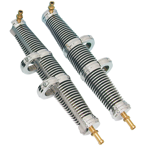 RBS BILLET ALUMINUM OIL COOLERS Slimline Oilcooler 280mm polished FXST