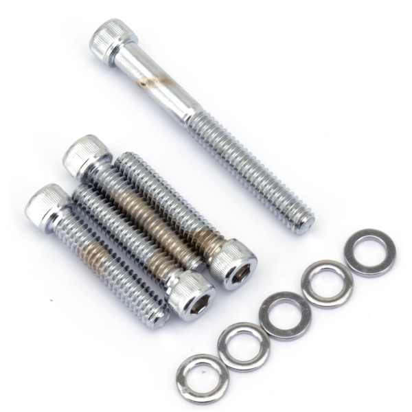 CHROME PLATED BOLT KITS Allen head Transm.Top cover kit Softail