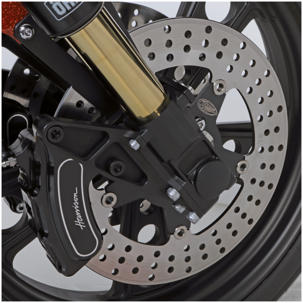 5-POINT STAR DISC BRAKE ROTORS 5-Star floating disc 11.5" 00-up black
