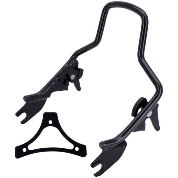 DETACHABLE SISSY BARS FOR TOURING Det. Sissy Bar Shorty Black FLT09-up