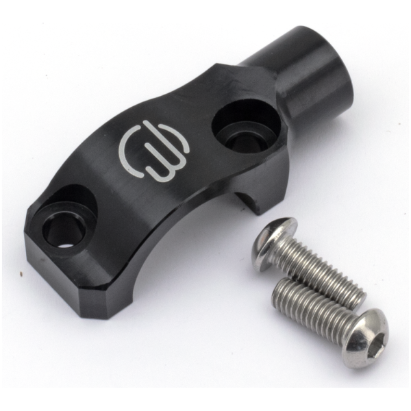 MIRROR HOLDERS FOR BERINGER MASTER CYLINDERS Mirror holder f/BROH Black anod M10x1.25