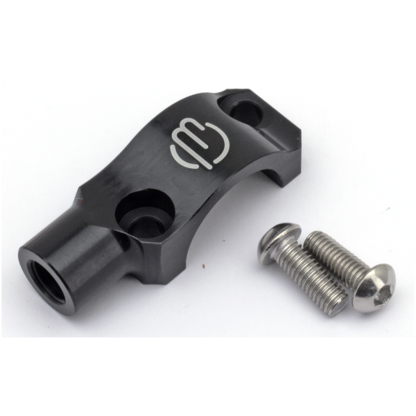 MIRROR HOLDERS FOR BERINGER MASTER CYLINDERS Mirror holder f/CCH Black anod M10x1.25