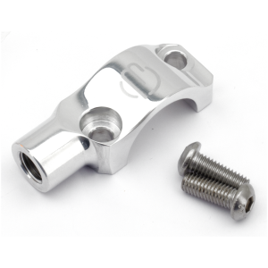 MIRROR HOLDERS FOR BERINGER MASTER CYLINDERS Mirror holder f/CCH Polished M10x1.25