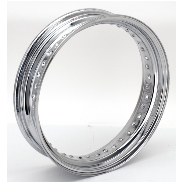 CHROME WHEEL RIMS Chrome DC rim 3.50x16-40H pre-05 Patter