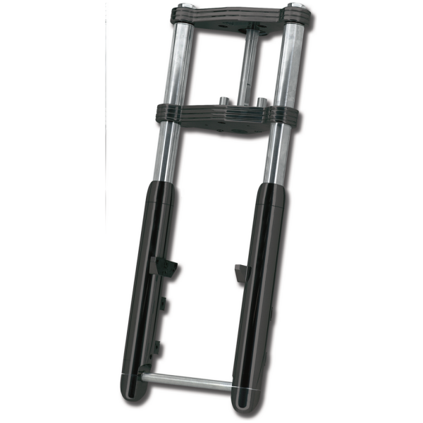 TON PELS SIGNATURE "NAKED BUBBA" FRONT FORKS Naked Blk Bubba Front fork +4" (over FL)