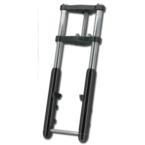 TON PELS SIGNATURE "NAKED BUBBA" FRONT FORKS Naked Blk Bubba Front fork +6" (over FL)