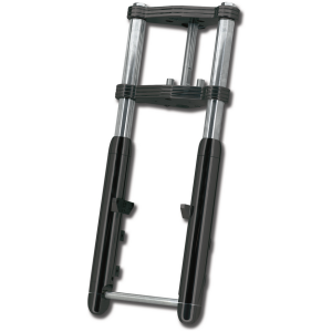 TON PELS SIGNATURE "NAKED BUBBA" FRONT FORKS Naked Blk Bubba Front fork 3 degr. +3"FL