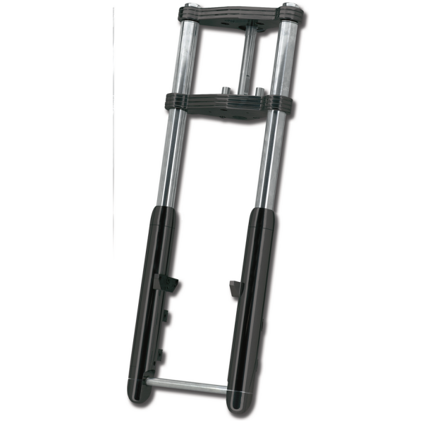 TON PELS SIGNATURE "NAKED BUBBA" FRONT FORKS Naked Blk Bubba Front fork 6 degr.+8" FL