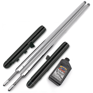 TON PELS SIGNATURE "NAKED BUBBA" FRONT FORKS Naked Blk Bubba fork legs 14" over stock