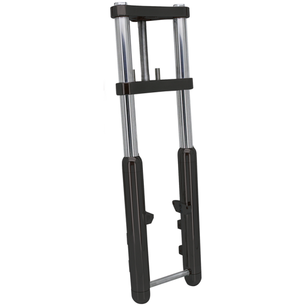 SLIM BUBBA FRONT FORKS Slim Blk Bubba Front fork +4" (over FL)