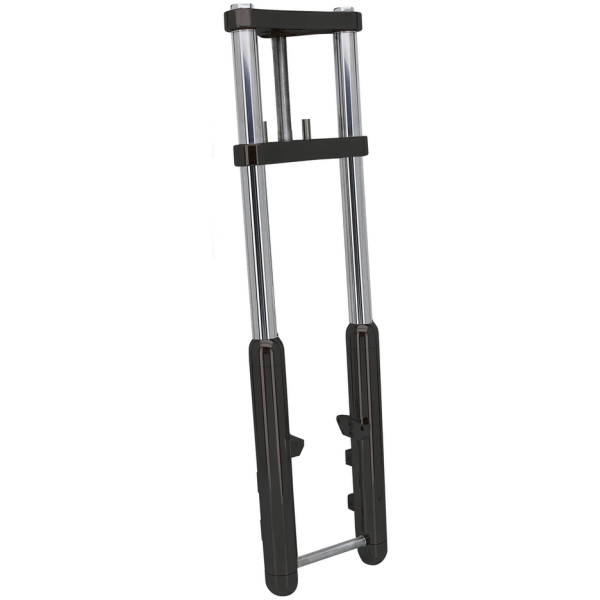 SLIM BUBBA FRONT FORKS Slim Blk Bubba Front fork +8" (over FL)