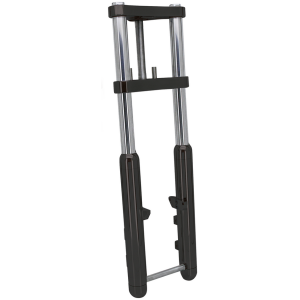 SLIM BUBBA FRONT FORKS Slim Blk Bubba Front fork 6 degr. +4" FL