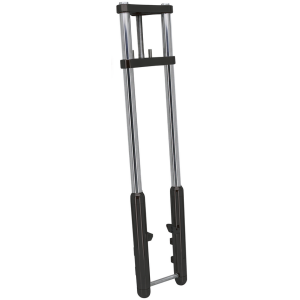 SLIM BUBBA FRONT FORKS Slim Blk Bubba Front fork 6 degr +16"lng
