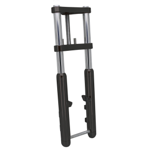 SLIM BUBBA FRONT FORKS Slim Blk Bubba Front fork 6 degr. +2" FL