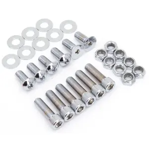 CHROME PLATED BOLT KITS Fender strut screw kit Allen/Flat FXST