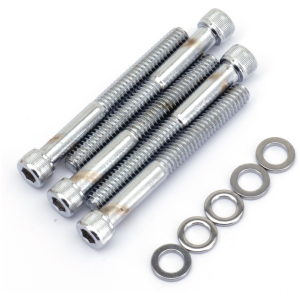 CHROME PLATED BOLT KITS Allen screws Clutch release cover FLH/T