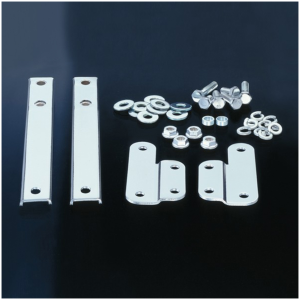 NATIONAL CYCLE BEADED HEAVY DUTY WINDSHIELD Mounting kit complete Chrome FLST86-up