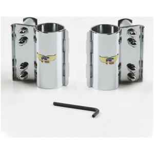 NATIONAL CYCLE BEADED HEAVY DUTY WINDSHIELD Mounting kit complete Chrome Wide Glide