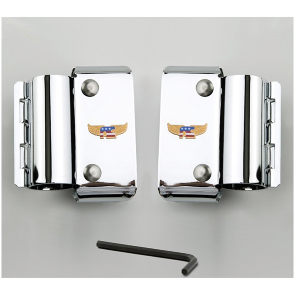 NATIONAL CYCLE NARROW FRAME HEAVY DUTY WINDSHIELDS Hardware kit complete Chrome 39mm forks