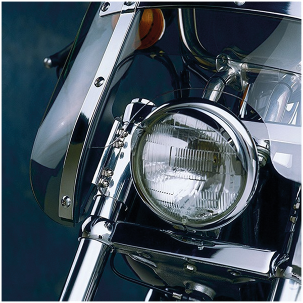 NATIONAL CYCLE NARROW FRAME HEAVY DUTY WINDSHIELDS Hardware kit complete chrome 41mm forks