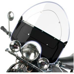 NATIONAL CYCLE REPLICA 1936-1948 WINDSHIELDS NC Vintage Beaded Shield Black BT36-48