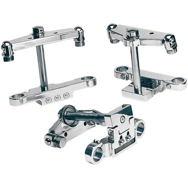 TOLLE'S ADJUSTABLE TRIPLE TREES Adj. Tripletree polish 41mm WG rigid+fxd