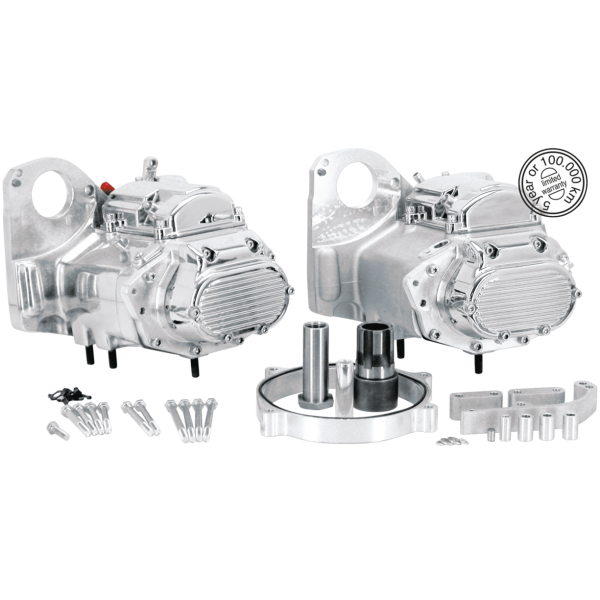 ZODIAC 5 SPEED TRANSMISSIONS FOR EVOLUTION SOFTAIL 25mm offset TPD 5-spd tranny Softail pol