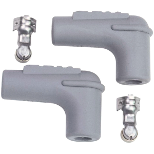 MSD BOOTS AND TERMINALS MSD 90 deg plug boots, grey, pair