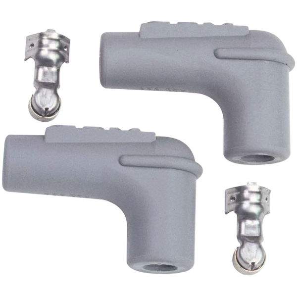 MSD BOOTS AND TERMINALS MSD 90 deg plug boots, grey, pair