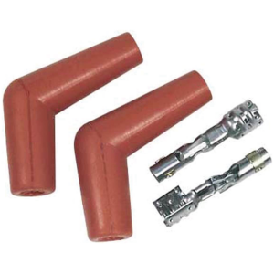 MSD BOOTS AND TERMINALS MSD 115 deg. Pro-Temp boots, red, pair